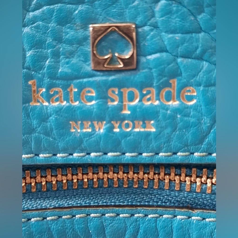 Kate Spade Teal Crossbody Bag, Excellent condition - Picture 6 of 10